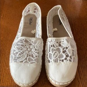 Lace espadrilles